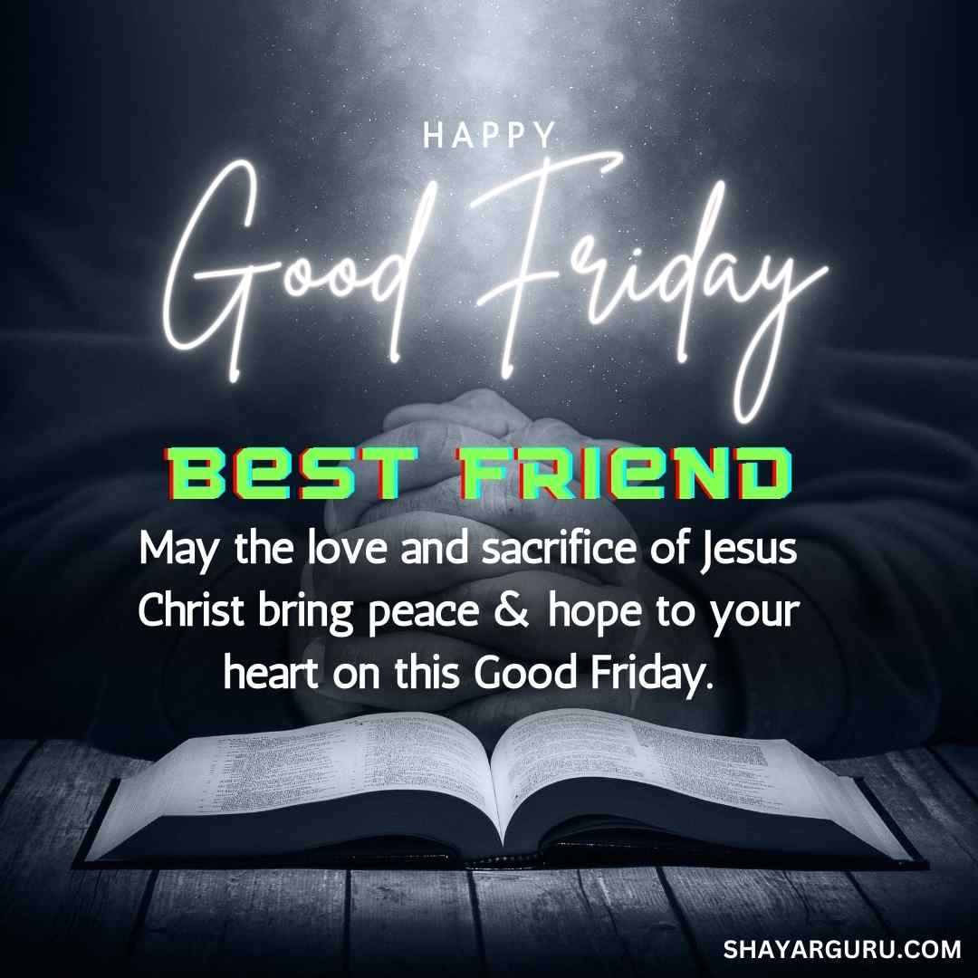 good friday wishes to best friend