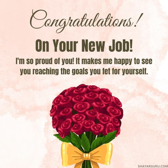 good luck wishes for new job
