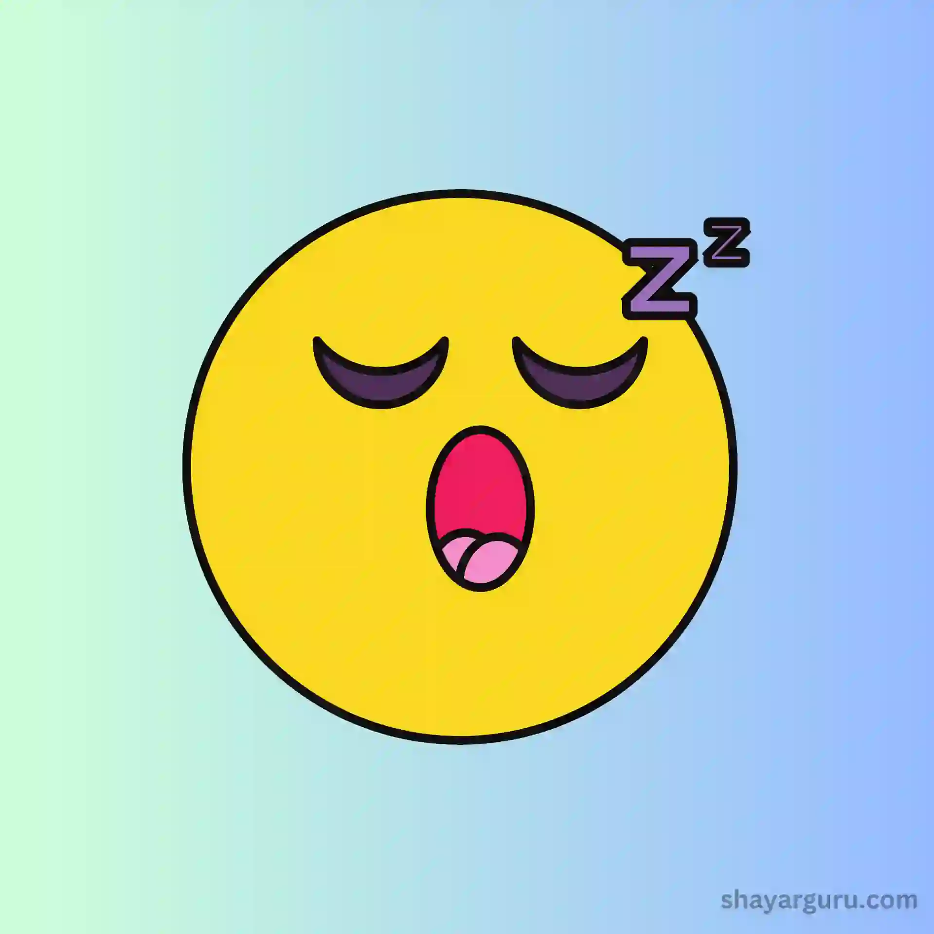Good Night Emoji Logo