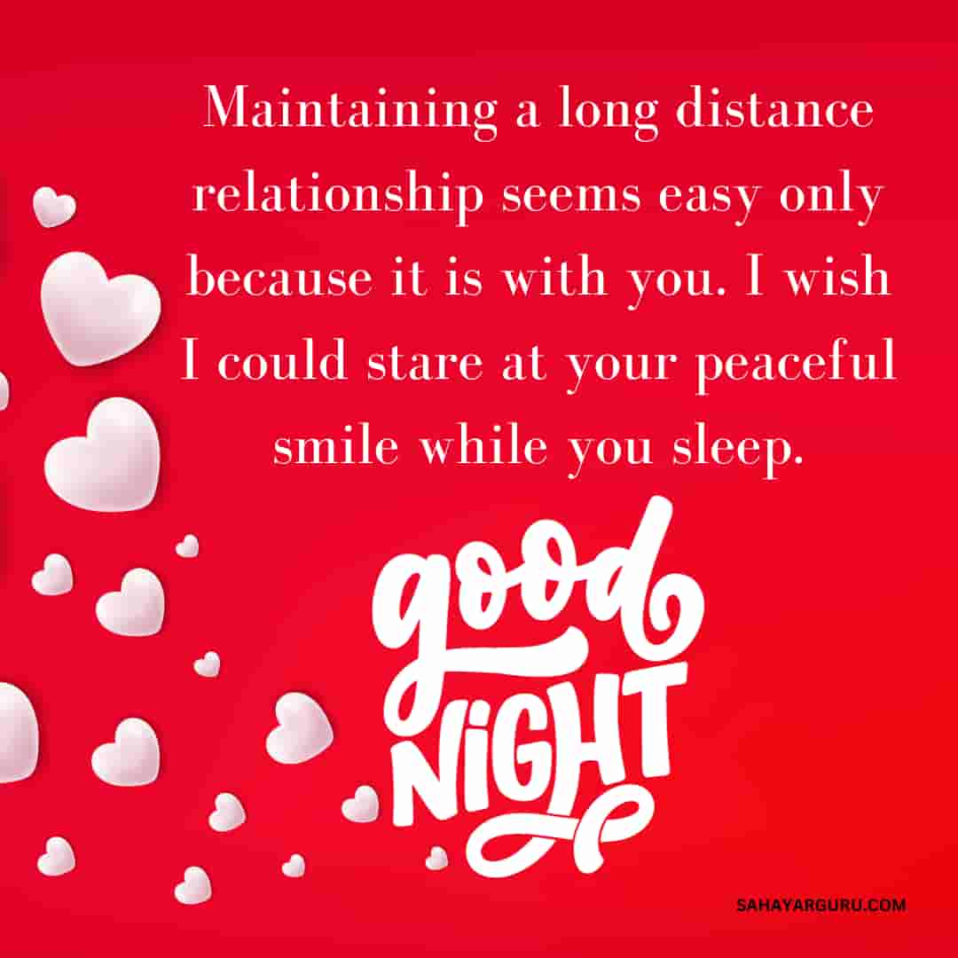 Good Night Messages for Girlfriend in Long Distance