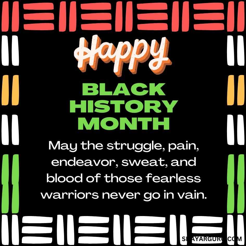 happy black history month message
