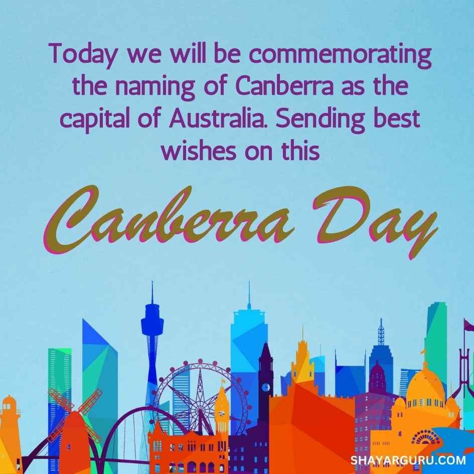 Canberra Day Wishes for Colleagues