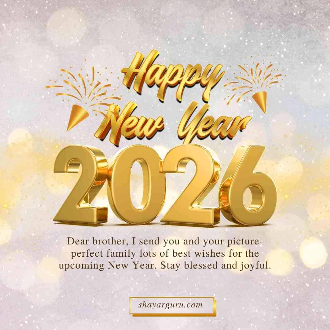 happy new year wishes for brother