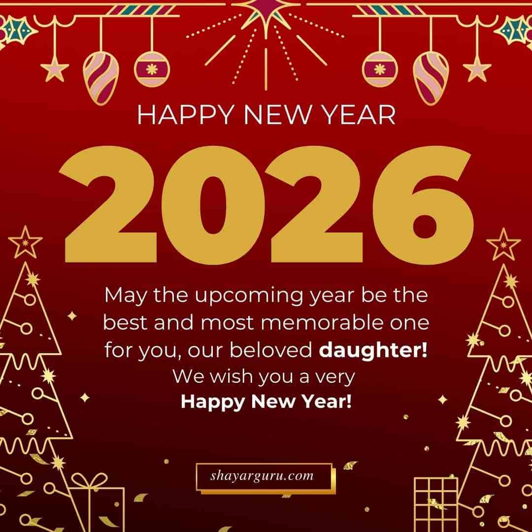 New Year Wishes for Daughter
