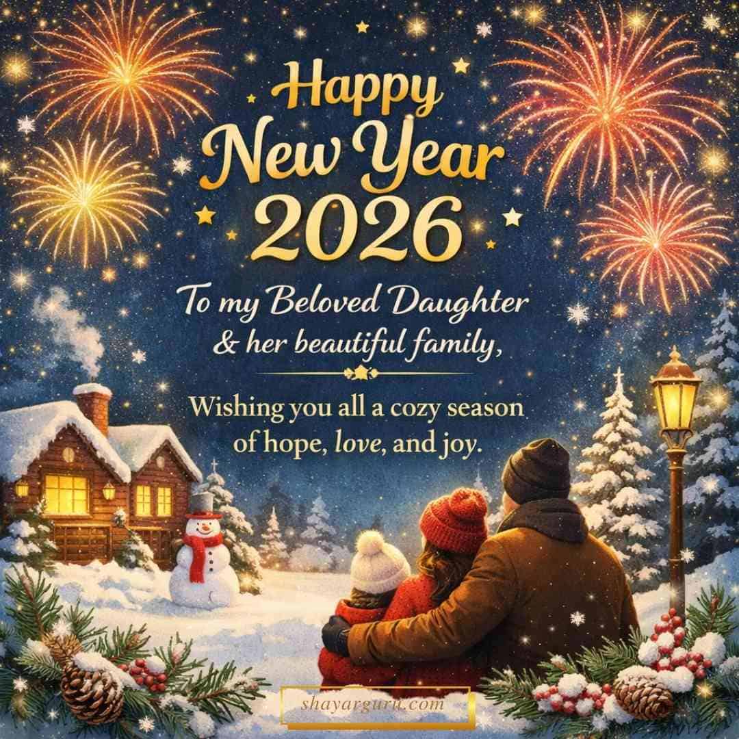 New Year Wishes for Daughter