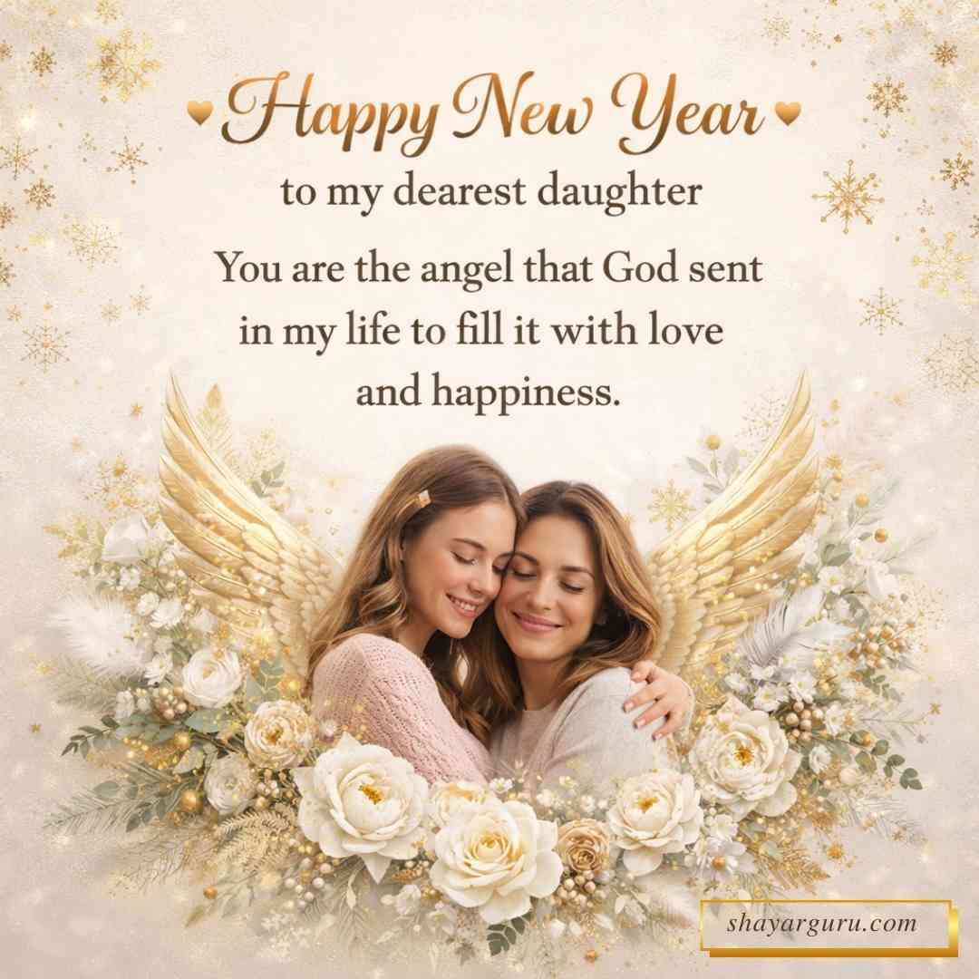 New Year Wishes for Daughter from Mom