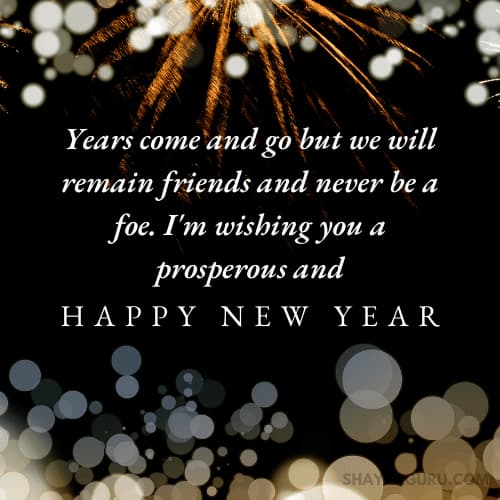 heart touching new year wishes for friend