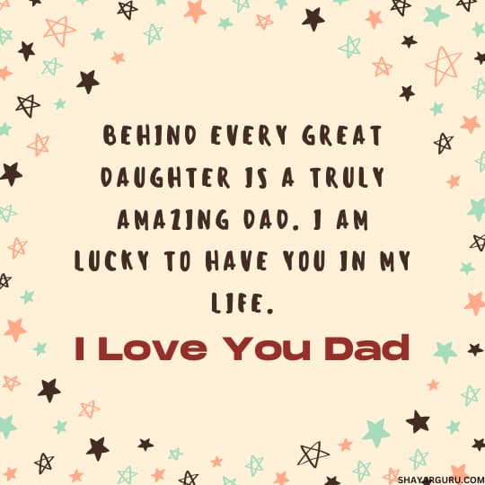 i love you dad quote from daughter