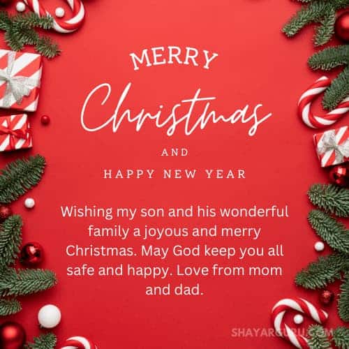 Christmas Wishes for Son