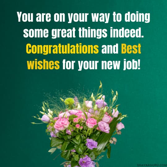 New Job Wishes For Colleague