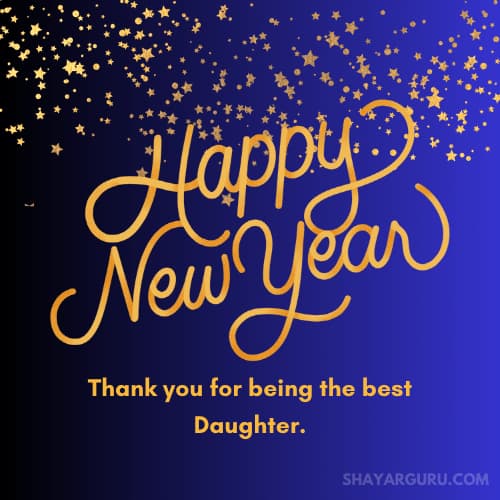new year message for daughter