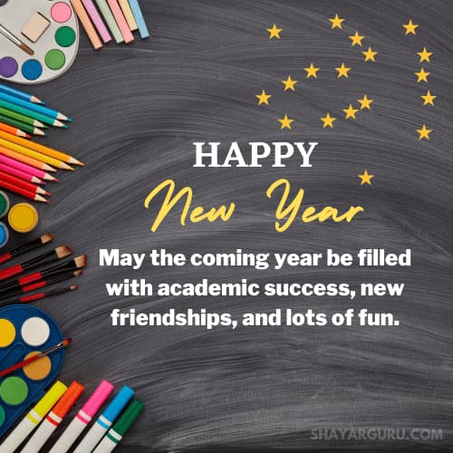Happy New Year Wishes for Students