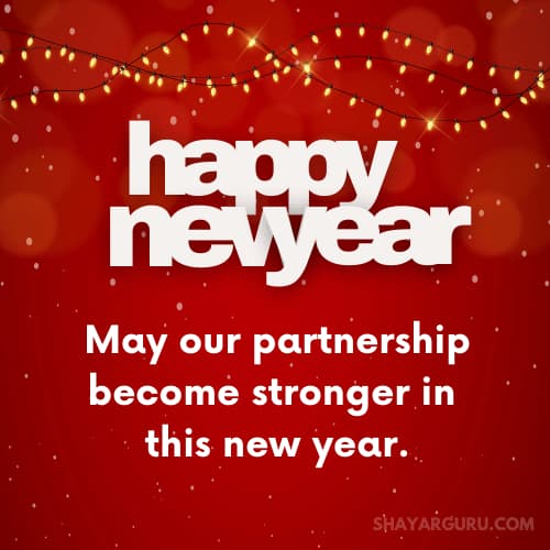 New Year Wishes For Business Partner