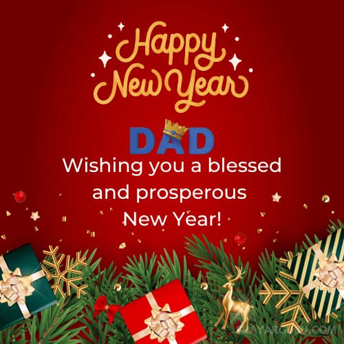 New Year Wishes for Dad
