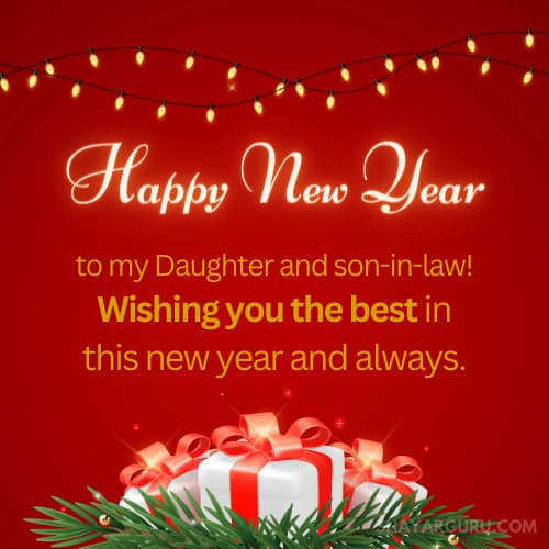 Happy New Year Wishes To Daughter And Son In Law