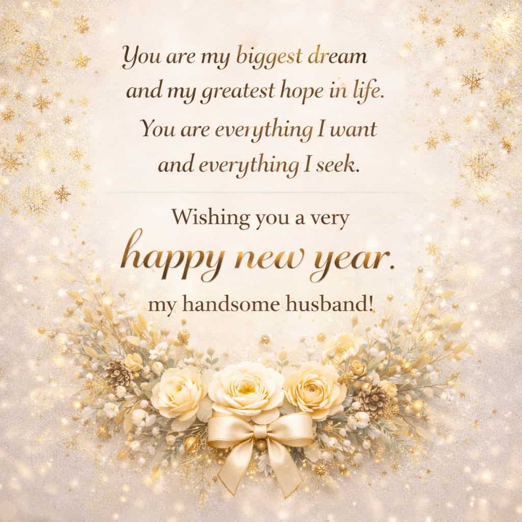 Happy New Year Wishes For Him