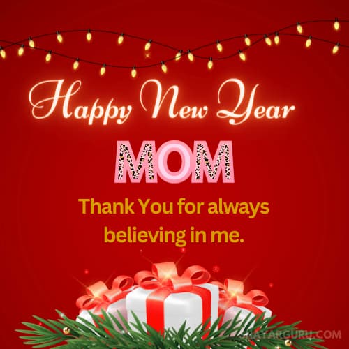 New Year Wishes for Mom