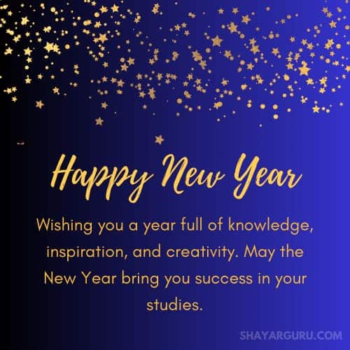 New Year Wishes From Teacher To Students