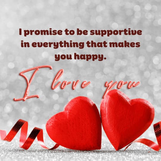 promise and love message