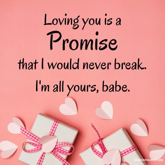 promise quote for love