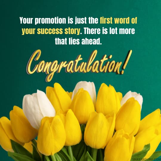 Promotion Wishes To Colleague