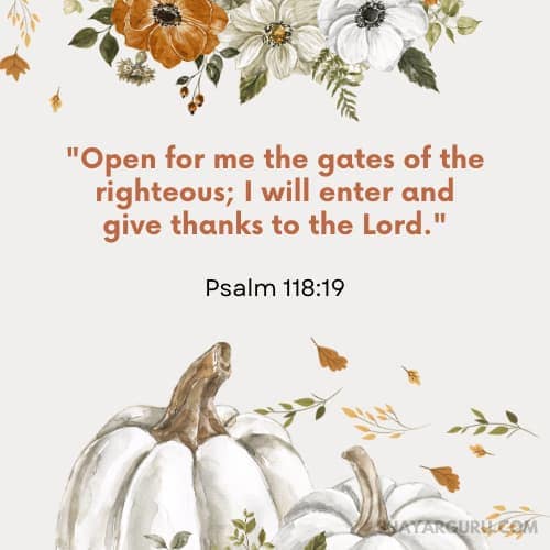 Psalms for Thanksgiving