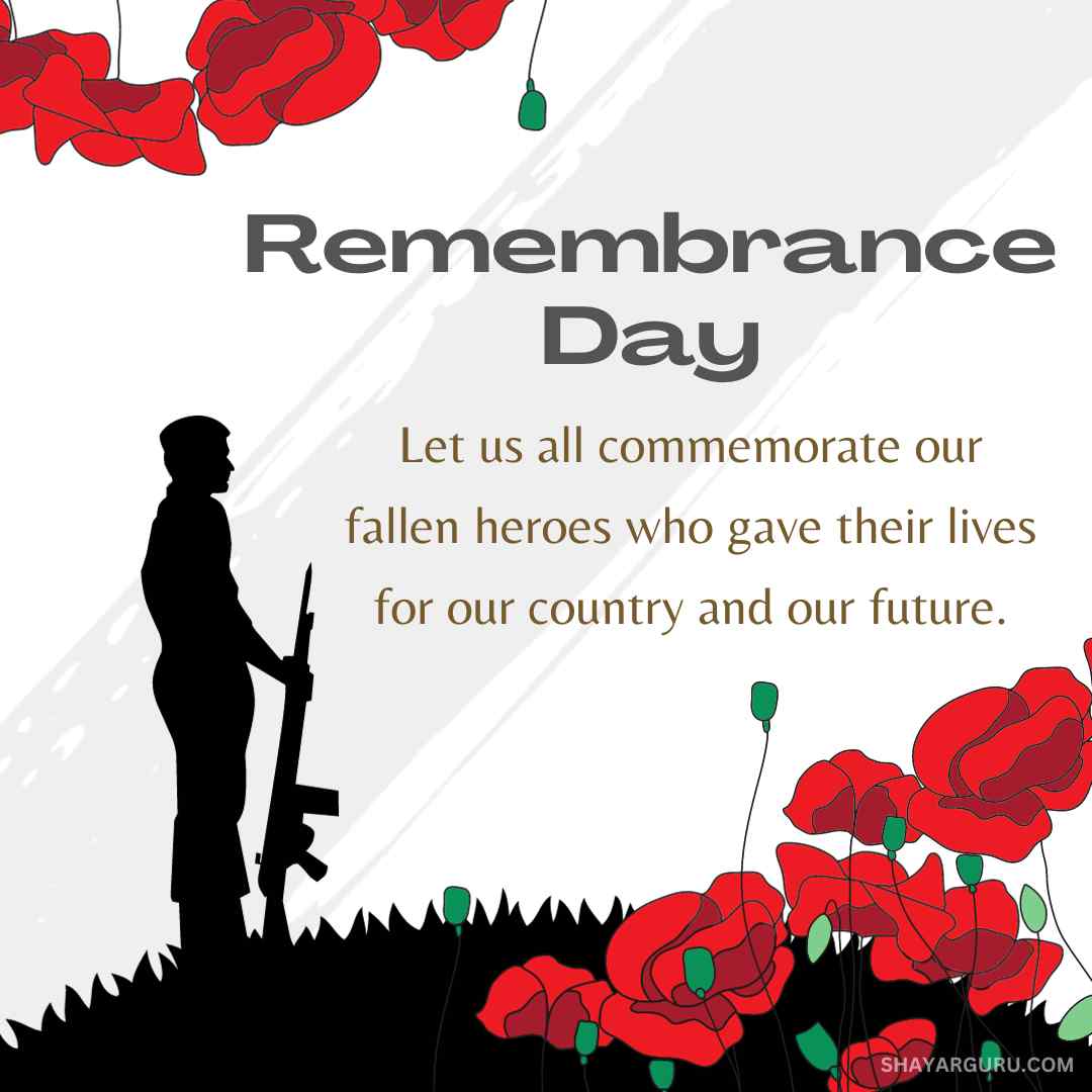 remembrance day message to a friend