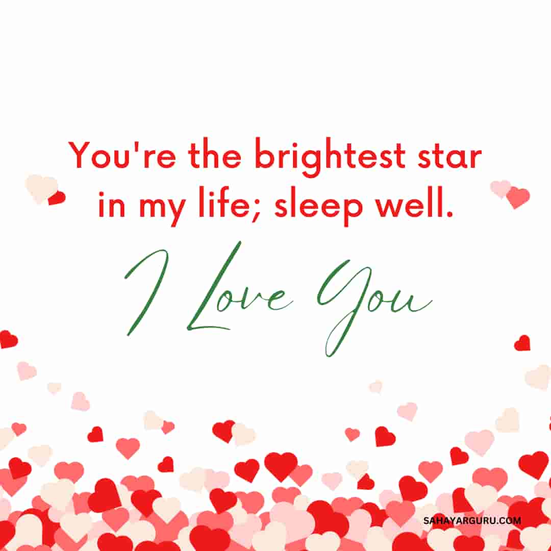 romantic good night message for her