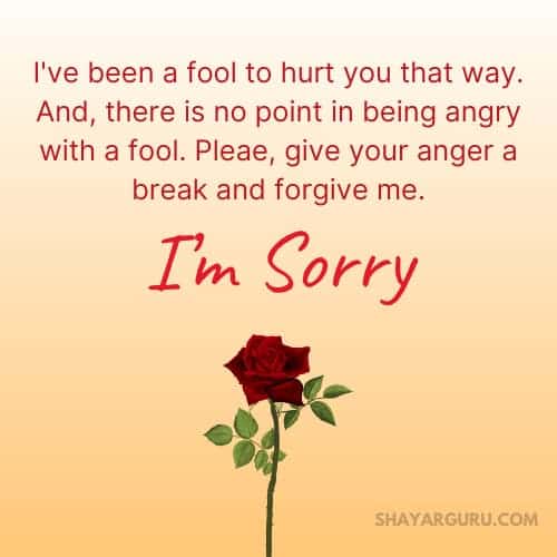 sorry message for best friend