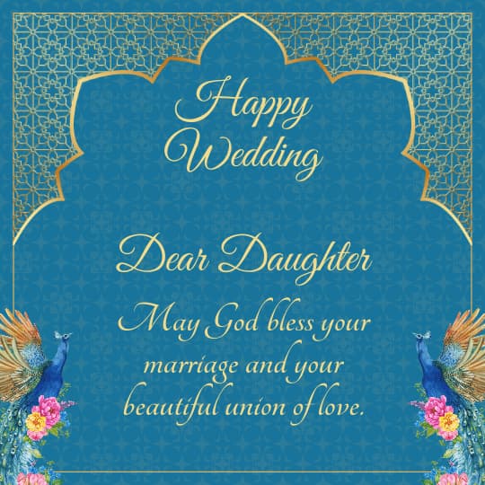 special words for a daughter getting married