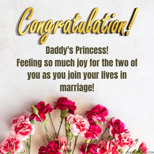 Daughter Marriage Wishes From Father