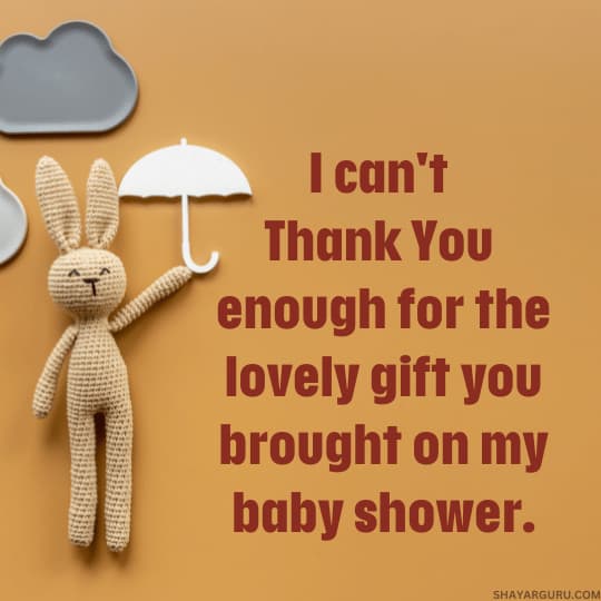 Thank You Message For Baby Shower Gift