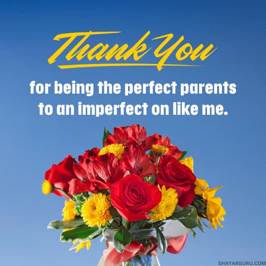 Thank You Messages For Parent From Son