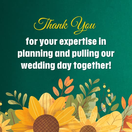 Wedding Thank You Messages For Host