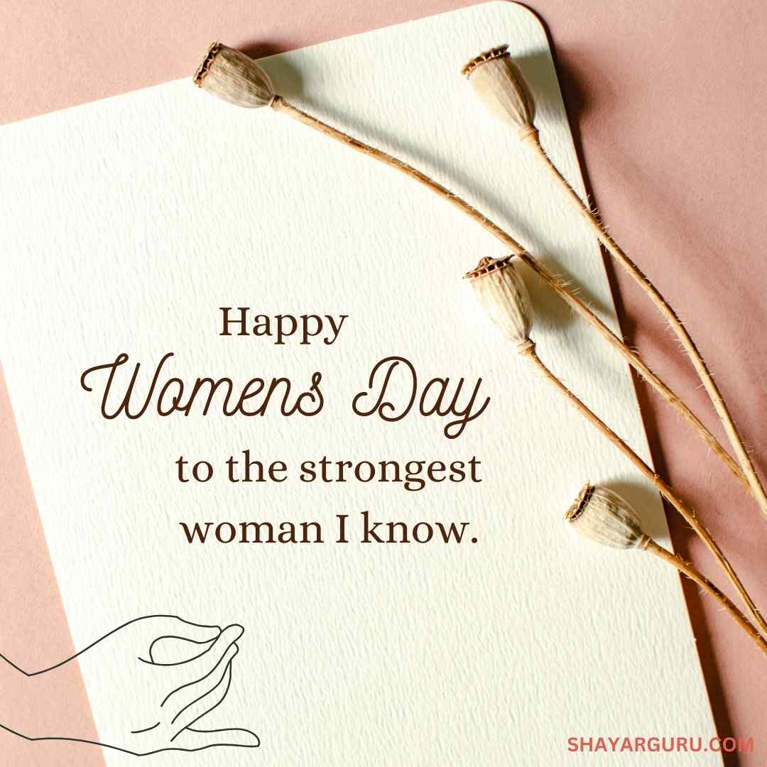 Women's Day message